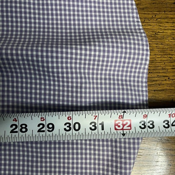 Peter Millar Button Down Shirt Multicolor Check 2XL Cotton Spandex Sz XXL Casual - Picture 8 of 8